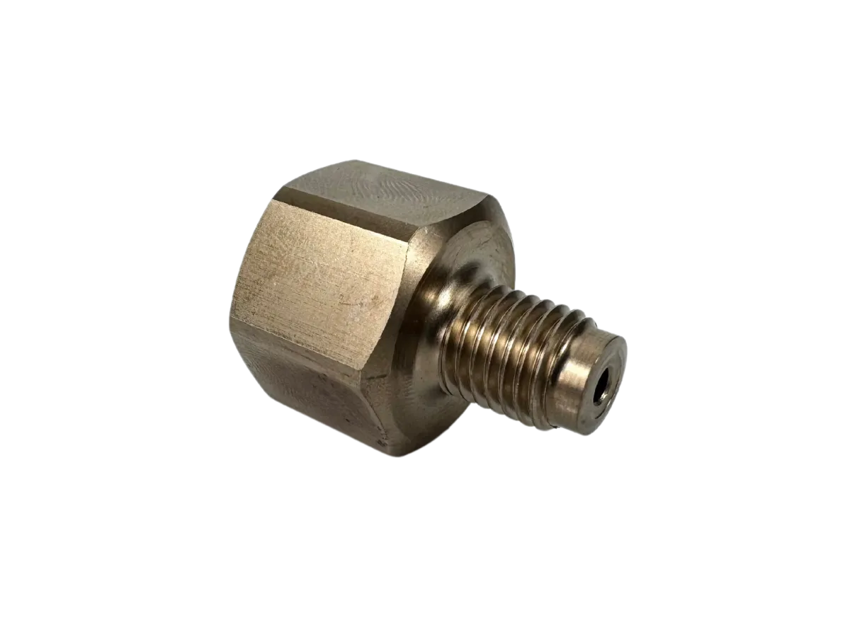 2001-2004 LB7 Chevy Duramax M12x1.5 Rail Pressure Sensor Port to M18x1.5 Female Port - 1-018-093